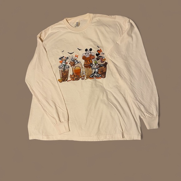 Comfort Colors Tops - Halloween Disney long sleeve T 2XL